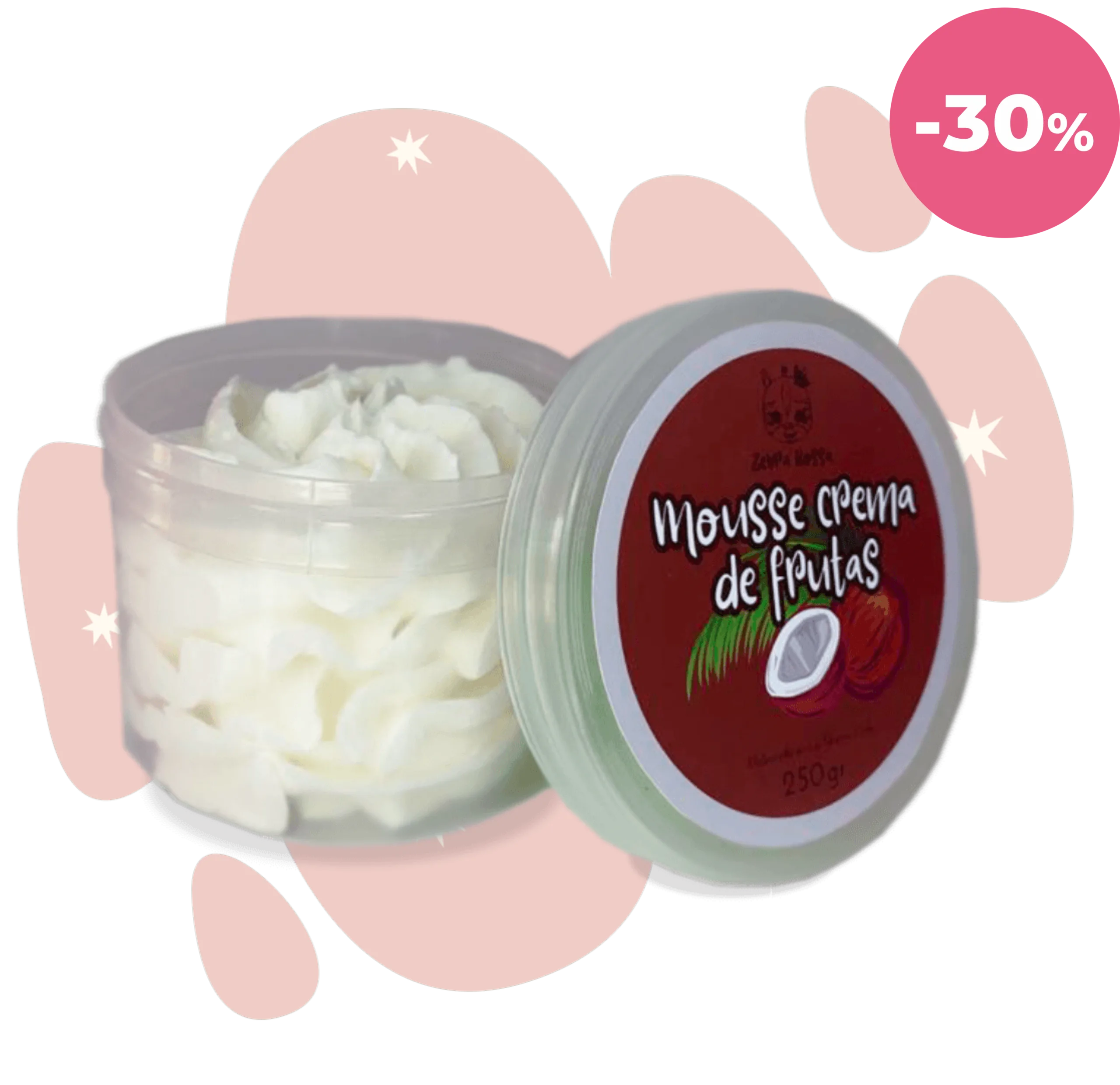 Mousse de Frutas - Coco 100 gr